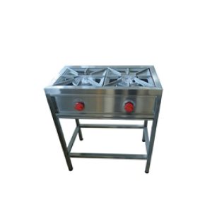 Anafe 2 platos con parrilla inoxidable VAAG2AI