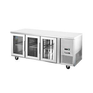 Mesón Refrigerado 3 Ptas De Vidrio Vmr3Ps-420V Ventus