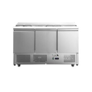 Mesón Saladette 3 Ptas Acero Inox. Vmrsl-385 Benefit Ventus
