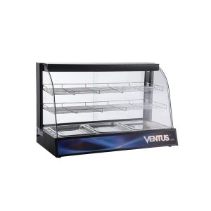 Vitrina Mantenedor De Alimentos Sobremesa Curva Vmcd-3 Ventus